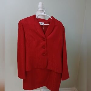 Le Suit 2 Piece Jacquard Skirt Set Suit